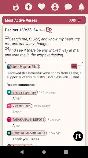 Share Bible Verses - Community screenshot 1