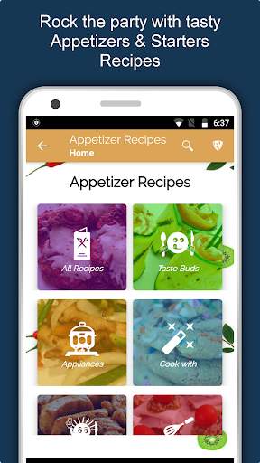 Appetizers, Snacks & Starters Food Recipes Offline screenshot 2