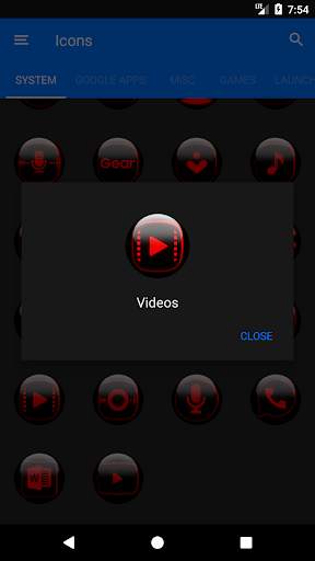 Red Glass Orb Icon Pack скриншот 6