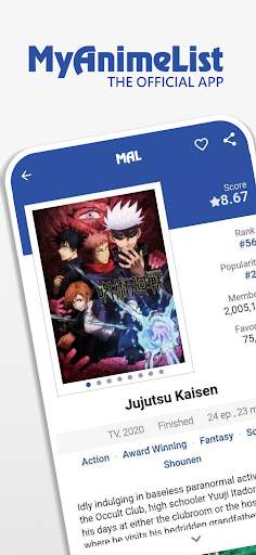 MyAnimeList Official screenshot 1