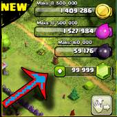 Hack Free Gems for coc New 2017 (Prank) 1.0