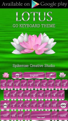 Free Lotus  Go Launcher theme screenshot 5