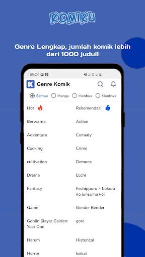 Komiku - Baca komik, manga, manhua dan Webtoon screenshot 4
