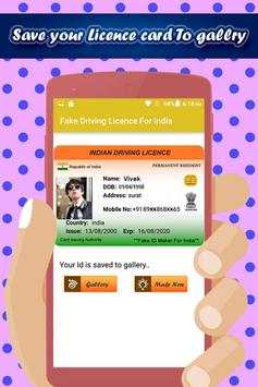 Driving License Maker Prank screenshot 4