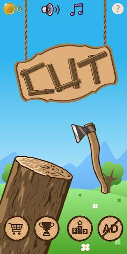 Cut: Funny Woodcutting Adventure screenshot 1