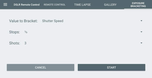 DSLR Remote Control 3 تصوير الشاشة