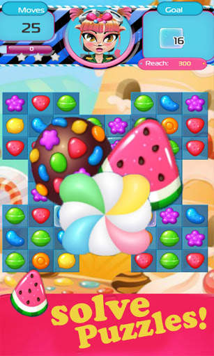 Sweet Bomb candy - Puzzle Match 3 game screenshot 4
