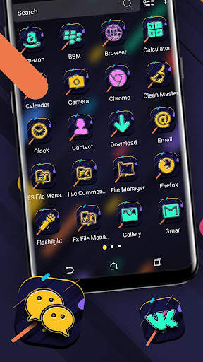 Colorful Abstract Theme screenshot 2