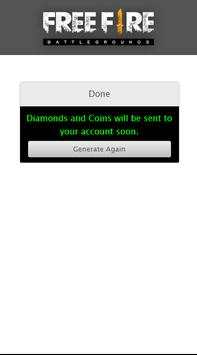 Unlimited Free Fire Diamonds Prank screenshot 3