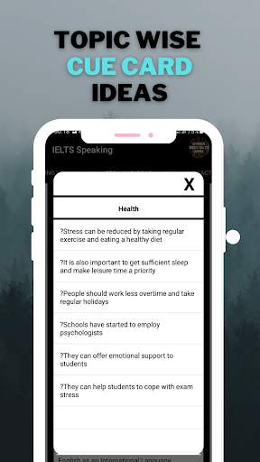 IELTS Cue cards скриншот 3
