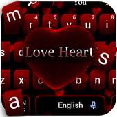 Love Heart Keyboard Theme 10001005