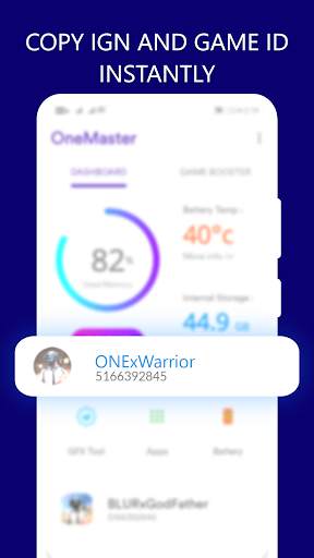 OneMaster game booster,lag fix screenshot 6