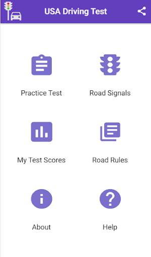 Practice Test USA & Road Signs screenshot 1