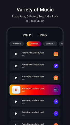 MVBit Music Master Particle.ly Video Status Maker screenshot 5