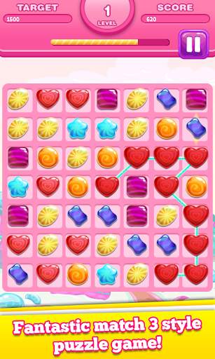 Candy Madness : Match 3 Puzzle Game : Free screenshot 1