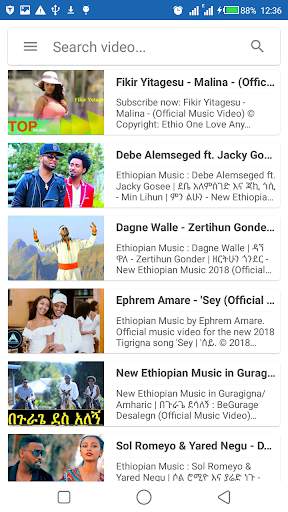 Amharic Music Videos screenshot 3