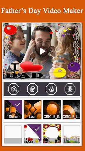 Father's Day Video Maker:Father's Day Status Video screenshot 2