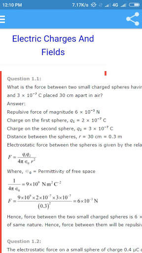 Class 12 Physics Notes And Solutions screenshot 4