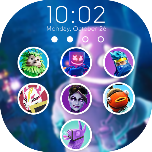 Lock Screen &amp; Wallpapers for Fnbr skins أيقونة