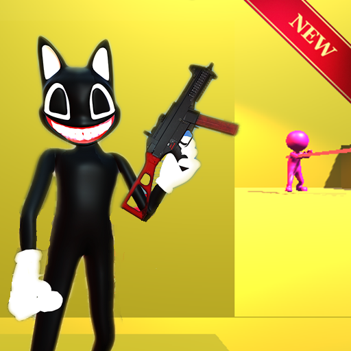 Cartoon Cat Shooting 3D icon