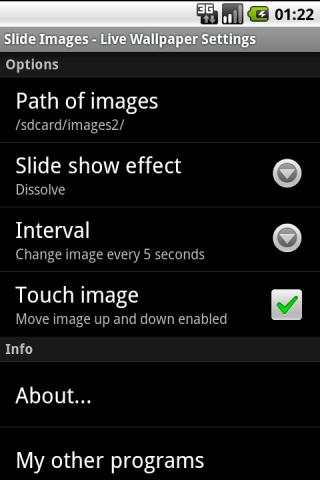 Slide Images - Live Wallpaper screenshot 2