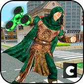 Fidget Spinner Ninja Hero Crime Fighter icon