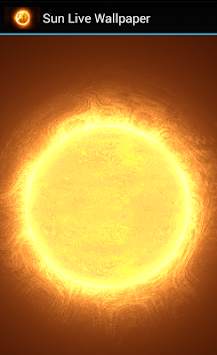 3D Sun: Live wallpaper screenshot 1