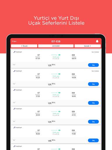Yolcu I Uçak Bileti ve Otobüs Bileti screenshot 11