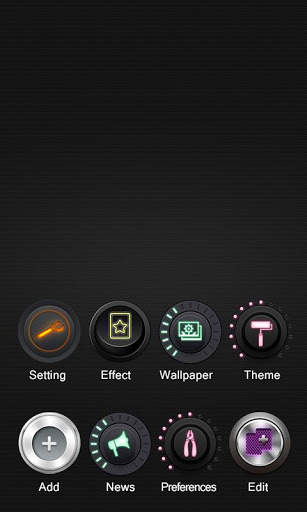 Push Button GO Launcher Theme screenshot 5