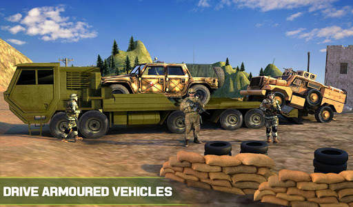 Army Cargo Transport Truck Sim screenshot 16