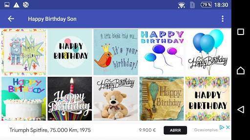 Happy Birthday Son screenshot 3