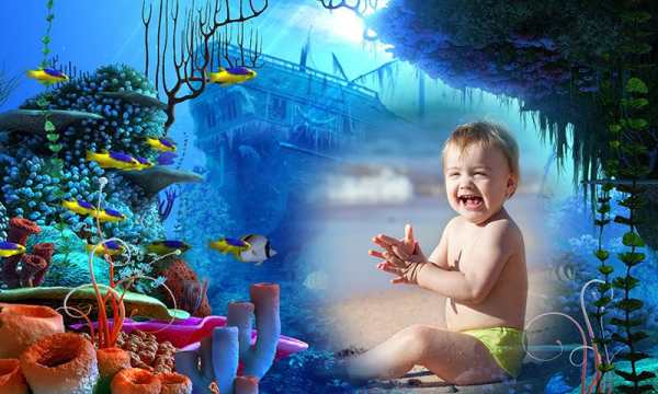 Under Sea Photo Frames 2 تصوير الشاشة