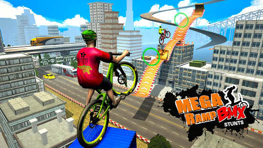 Mega Ramp BMX Bicycle Racing : Tricky Stunts 2020 screenshot 5