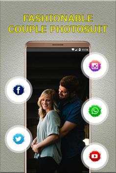 Fashionable Couple Photo Suit скриншот 6