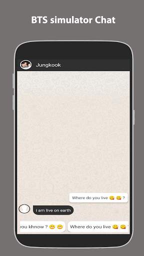 Bts Fake Video Call Chat Prank screenshot 5