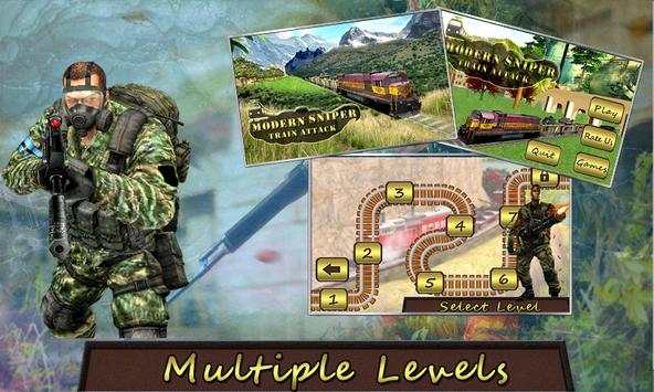 Modern Sniper Train Attack screenshot 2