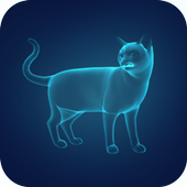 3D Cat Hologram icon