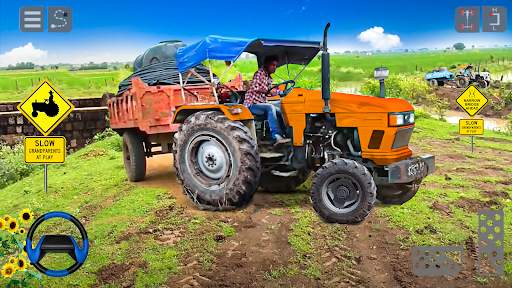 Farming Tractor Trolley Sim 3D 4 تصوير الشاشة