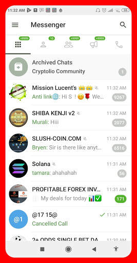 Messenger lite, text and video chat for free-calls screenshot 1
