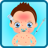 sick baby games icon