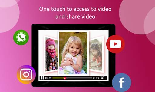 Child Photo Video - Video Status Maker screenshot 1