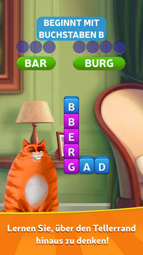 🔥Kitty Scramble: Wordstapel screenshot 1