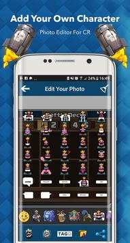 Editor de fotos para Clash Royale screenshot 3