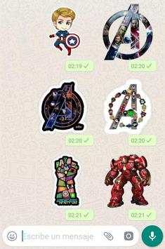 Avengers stickers screenshot 5
