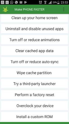 Phone Faster screenshot 1