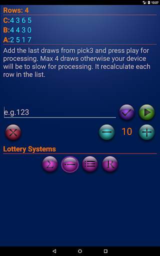 Pick 3 lottery 12 تصوير الشاشة