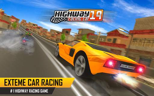 Racing in Highway Car 2019: City Car Driving Games screenshot 1