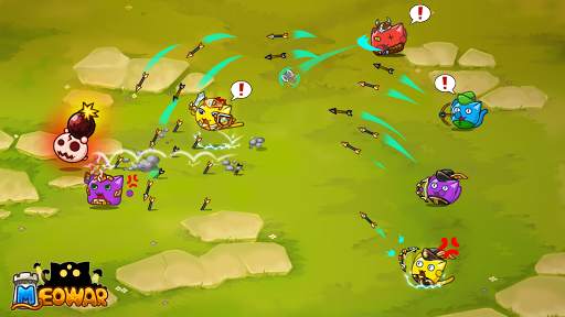 Meowar - PvP Cat Merge Defense screenshot 2