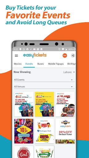 EasyTickets - Buy Movie, Bus & Event Tickets screenshot 3