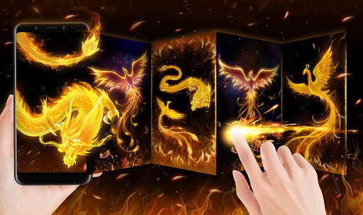 Dragon Phoenix Live Wallpaper screenshot 2